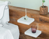 QsQueen Floating Shelves, Floating Shelves for Wall, Wall Shelves with Invisible Bracket, Bathroom Shelves, Bedroom Decor, Floating Shelf, Shelves for Wall Storage, Display Shelf, Set of 2 QsQueen