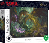 Trefl Prime 1000 Piece Puzzle - Dungeons & Dragons - The Hunt for the Green Dragon Trefl