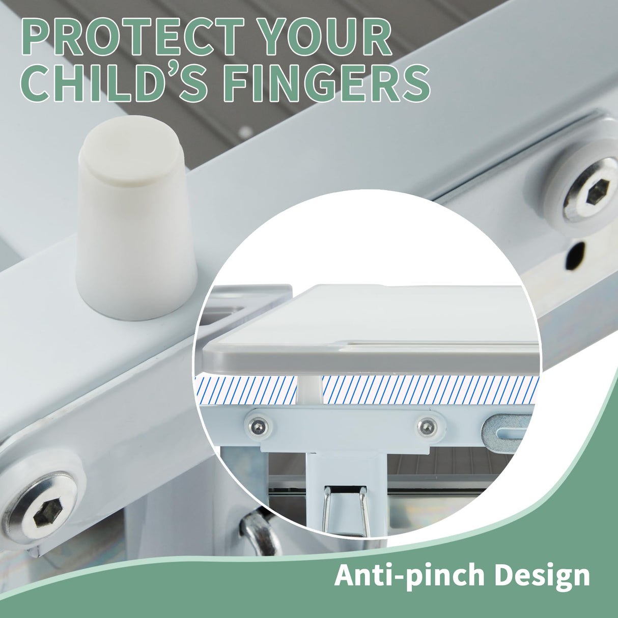 Diroan Kids Functional Desk and Chair Set, Ergonomic Height Adjustable Children School Study Desk with Tilt Desktop, Book Stand, LED Light, Metal Hook and Storage Drawer for Boys Girls(Grey) Diroan