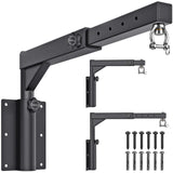 Dolibest Wall Mount Heavy Bag Hanger, Heavy Duty Punching Bag Hanger, Adjustable Boxing Bag Hanger Stand for Home Gym Indoor Outdoor, (800 LB Capacity) Dolibest