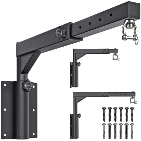 Dolibest Wall Mount Heavy Bag Hanger, Heavy Duty Punching Bag Hanger, Adjustable Boxing Bag Hanger Stand for Home Gym Indoor Outdoor, (800 LB Capacity) Dolibest