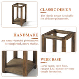 Wedding Lantern Centerpiece, Set of 2 Rustic Wedding Table Decoration, Farmhouse Decor, Wooden Candle Holder, Country Barn Wedding Gift （No assembly required） SUJUN