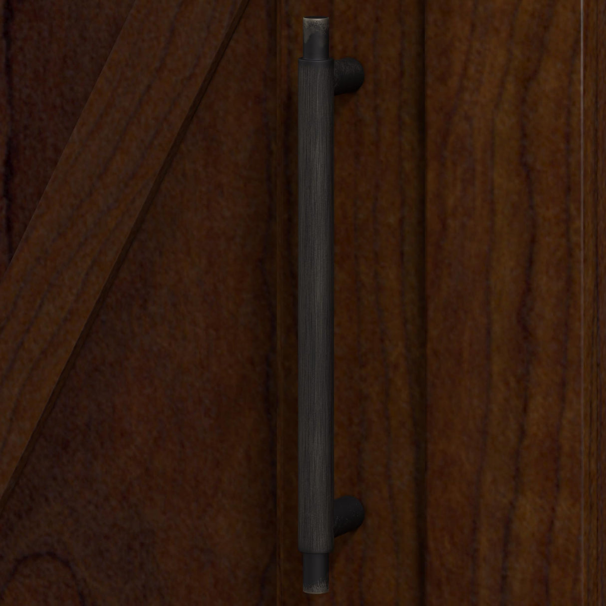 Bush Business Furniture Key West Secretary Desk with Keyboard Tray and Storage Cabinet, 30W x 20D, Bing Cherry Bush Business Furniture