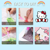 PERFECTSIGHT Cute 5D Diamond Art Kits, Kawaii DIY Painting Art for Adults Teen, 4 Pack Diamond Arts and Crafts Sets, Big Gem Full Drill Diamond Dots for Women (SLO) PERFECTSIGHT