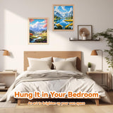 EFOTIML Paint by Numbers Kit for Adults Beginners & Kids Ages 8-12,2 Pack 16x20 inches Canvas for Painting Kits for Adults in Colorful Box(Without Frame)-Snow Mountain and Lake(2PCS) EFOTIML