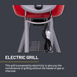 Char-Broil® Patio Bistro® TRU-Infrared™ Electric Grill, Red – 20602109 Char-Broil