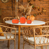 IDATOO Thanksgiving Decorations for Home, 3PCs Rustic Fall Decor Wooden Pumpkin Tabletop Sign Block Set, Autumn Tiered Tray Décor for Halloween Farmhouse Harvest Mantel Table Centerpiece (Rustic) IDATOO