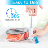 YOOPAI Filament Storage Bag Vacuum Kit-20Pack Cleaning Drying Sealed Bags for 3D Printer Filament with Desiccants/Humidity Indicator Cards/Hand Pump (Plastic 13.2 x 12.7inch) YOOPAI