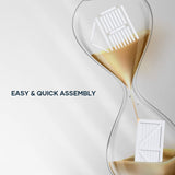 EaseLife 42in x 84in Sliding Barn Door with 7FT Barn Door Hardware Track Kit Included,Solid LVL Wood Slab Covered with Water-Proof & EaseLife