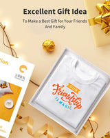 Hiipoo Sublimation Paper 8.5x11 Inch, Work with Sublimation Ink and E Sawgrass Inkjet Printers for Mugs T-Shirts Light Fabric and Other Sublimation Blanks (110 Sheets, 120G) (A-8.5x11) Hiipoo