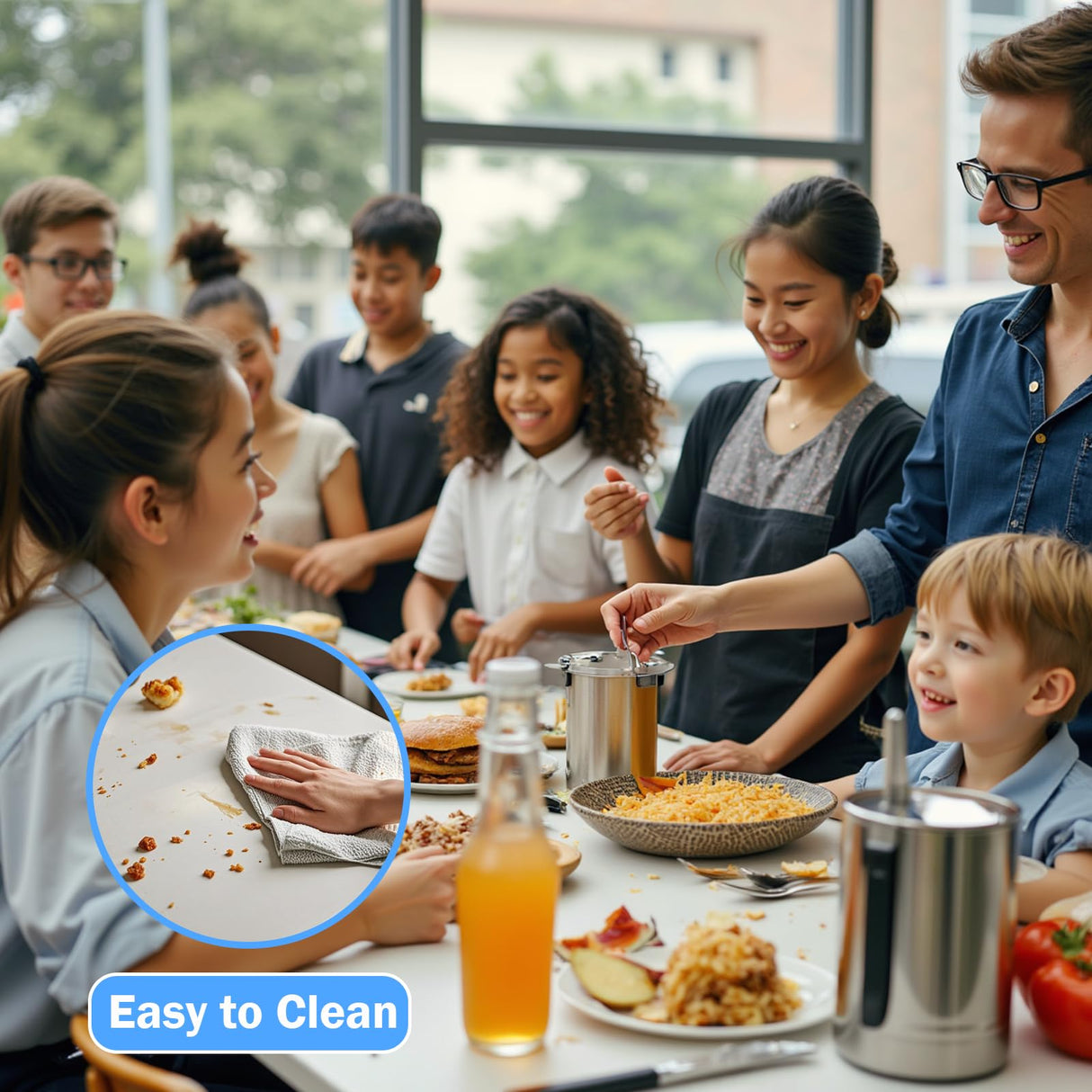 VTOY 6FT（30"x72"） Folding Table, Indoor Outdoor Heavy Duty Table with Carrying Handle,Portable Plastic Fold up Table for Picnic/Party/Camping/Office/School VTOY