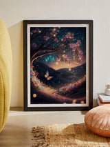 SuuTang 5D Diamond Painting Kits for Adults, Glow Firefly Tree Diamond Art Kits for Adults Beginner, DIY Full Round Drill Diamond Dots Gem Art Crafts, Home Decor Wall Art Gifts 12X16 Inch SuuTang