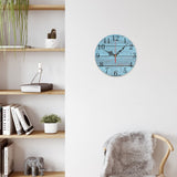 Sublimation Blank Wall Clock - 7.9" Wood Wall Clocks Silent Non-Ticking Decorative Wall Clock Battery Operated Clock Wyleaves