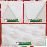 48 Inch Rabbit Fur Christmas Tree Skirt White Plush Skirt for Merry Christmas Party Christmas Tree Decoration Xnipicg