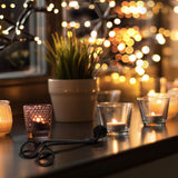 CHEFBEE Candle Wick Trimmer, Polished Stainless Steel Wick Clipper Cutter, Scissors, Reaches Deep Into Candles to Cut Spent Cord, Allow Cleaner Burn and Prevent Soot Buildup (Black) CHEFBEE