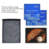 Kigai Vintage Baseball Glove Puzzles for Adults 1000 Pieces, Adults and Kids Ntellectual Decompression Jigsaw Game for Christmas Holiday Toy Birthday Gift Kigai