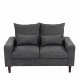 Panana 2 Seater & 3 Seater Fabric Corner Sofa Living Room Suite Set, Sofa Sets for Living Room, Grey Panana
