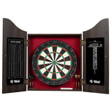 Rally and Roar Dartboard Cabinet, Small, Brown Rally and Roar