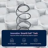 Avenco Full Size Mattress, 8 Inch Full Mattress in a Box, Medium Firm Hybrid Mattresses with Smarts™ Coil and Gel Memory Foam for Cool Night Sleep & Pressure Relief, CertiPUR-US Certified Avenco