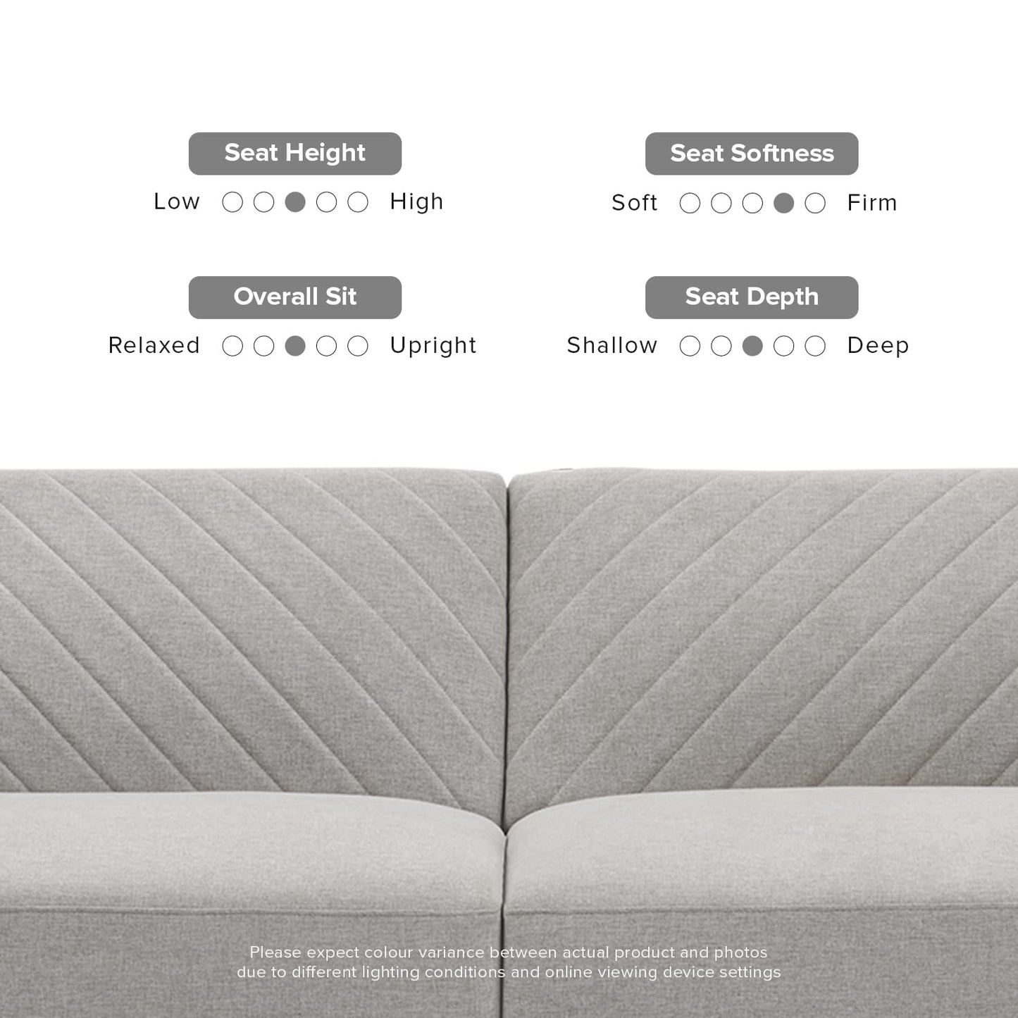 mopio Futon Sofa Bed, Couch, Small Sofa, Sleeper Sofa, Loveseat, Mid Century Modern Futon Couch, Sofa Cama, Couches for Living Room (Light Gray Fabric)