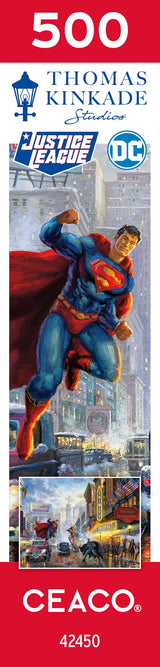 Ceaco - Thomas Kinkade - DC Comics - Justice League - Batman, Superman, and Wonder Woman: The Trinity - 500 Piece Jigsaw Puzzle Ceaco
