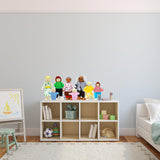 ONEST 20 Pieces Wooden Dollhouse Family Set Mini People Figures Dog Cat Sets Dollhouse Dolls Wooden Doll Family Pretend Play Figures Accessories for Pretend Dollhouse Toy ONEST