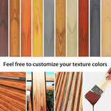 4 Pieces Wood Graining Tool,Wood Grain Tool, Rubber Wood Pattern Graining Knurling Tool On All Surfaces HUIKANGSHENG
