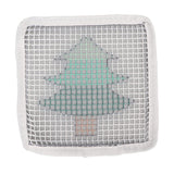 Tgoon Latch Hook Rug Kit , Christmas Tree Pattern Latch Hook Cup Mat Simple to Use Comfortable Touch Enough Quantity for DIY , Cute Mini Rug Sewing Set Latch Hook Kits for Kids Tgoon