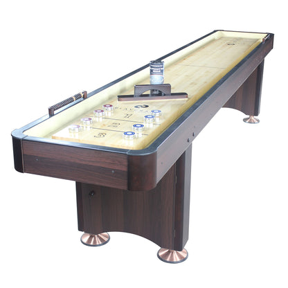 Playcraft Woodbridge 9' Espresso Shuffleboard Table - WoodArtSupply