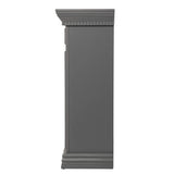 SEI Furniture Dakesbury Faux Stacked Stone 50" Electric Fireplace, Gray SEI Furniture