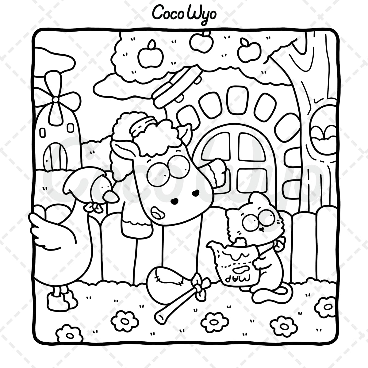 The Little Cat: Cozy Life of Kitty Coloring Book for Adults and Teens (Cozy & Cute Coloring) Independently Published
