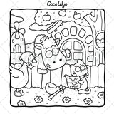The Little Cat: Cozy Life of Kitty Coloring Book for Adults and Teens (Cozy & Cute Coloring) Independently Published