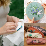 4pcs Nature Linen Needlework Fabric, Kurilai Solid Colour Embroidery Fabric, Square Linen Cloth Crafts Accessories for Making Garment Craft, Cross Stitch, Needle Embroidery, DIY Decoration (19x19inch) Kurilai