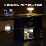 Depository Drop Safe 2.6 Cubic Feet, Xdeer Front Drop Slot Lock Box with Digital Combinatio, Silent Deposit Safe Box, Security Money Safe for Cash Slips Expense Business Office Home coin locker XDeer