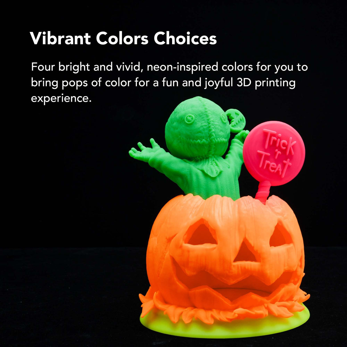 phrozen Standard Series 3D Printer Resin, 405nm DLP LCD UV-Curing Photopolymer Resin for Plastic Models, Action Figures, Jewelry, Prototyping, Bright Color (Neon-Pumpkin, 1KG) phrozen