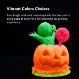 phrozen Standard Series 3D Printer Resin, 405nm DLP LCD UV-Curing Photopolymer Resin for Plastic Models, Action Figures, Jewelry, Prototyping, Bright Color (Neon-Pumpkin, 1KG) phrozen