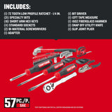 CRAFTSMAN 57 Piece Mechanics Tool Set/Home Tool Set (CMMT99447) CRAFTSMAN