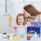 Air Dry Clay Kits - Modeling Clay for Kids,Ultra Light & Soft,Safe & Non-Toxic,DIY Air Dry Clays Kit with Sculpting Tools and Tutorials,DIY Undersea Adventure Gift Toys for Boys Girls,Age 3+ LULEEYANG