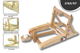 PATHFINDERS STEM Kit – Medieval Catapult kit| Trebuchet Science Kits for Kids Age 8-10 10-14 | stem Kits for Kids Age 12-14 Physics Toys | Kids Engineering kit | Learning Resource Pathfinders