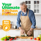 Riveira Wood Cutting Board – Gourmet Bamboo Grandeur: 18 x 12 Bamboo Cutting Boards For Kitchen – Natural Wooden Cutting Boards For Kitchen – Innovative Juice Grooves Bamboo Cutting Board Riveira