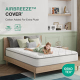 Novilla Twin Mattress 8 inch, Twin Bed Mattress in a Box, Hybrid Mattress with Comfortable & Durable Support, Twin Size Mattress for Back Pain Relief & Support, Certipur-Us Certified Novilla