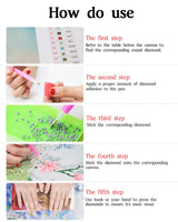 VONBOR Sport Diamond Art Painting Kits for Adults & Kids Beginner, Football Diamond Art for Adults Full Round Drill, DIY Paint with Diamond Dots Gem Art Craft Set Picture Gift 12 * 16 inch VONBOR