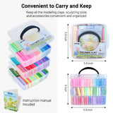 Artme Polymer Clay, 116 Colors Oven Bake Modeling Clay Starter Kits for Kids, Creative Polymer Clay Kit with Sculpting Tools and Jewelry Accessories, Non-Toxic, Ideal DIY Gifts for Adults and Teens ARTME