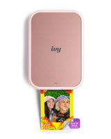 Canon Ivy 2 Mini Photo Printer, Print from Compatible iOS & Android Devices, Sticky-Back Prints, Blush Pink Canon