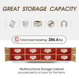 Merax Wood TV Stand Entertainment Center with Storage Cabinets & Open Shelves, Modern TV Console Table for TVs Up to 80” for Living Room Bedroom (Natural) Merax