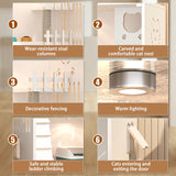 Wooden Cat House Large Space, Enclosed Cat Condo, Indoor/Outdoor Cat Enclosure with Wheels, Multi-Feature Luxury Cat Villa for Cats Ventilation Glass Doors,50" X 24" X 24" (White, 50" X 24" X 24") TMGSK