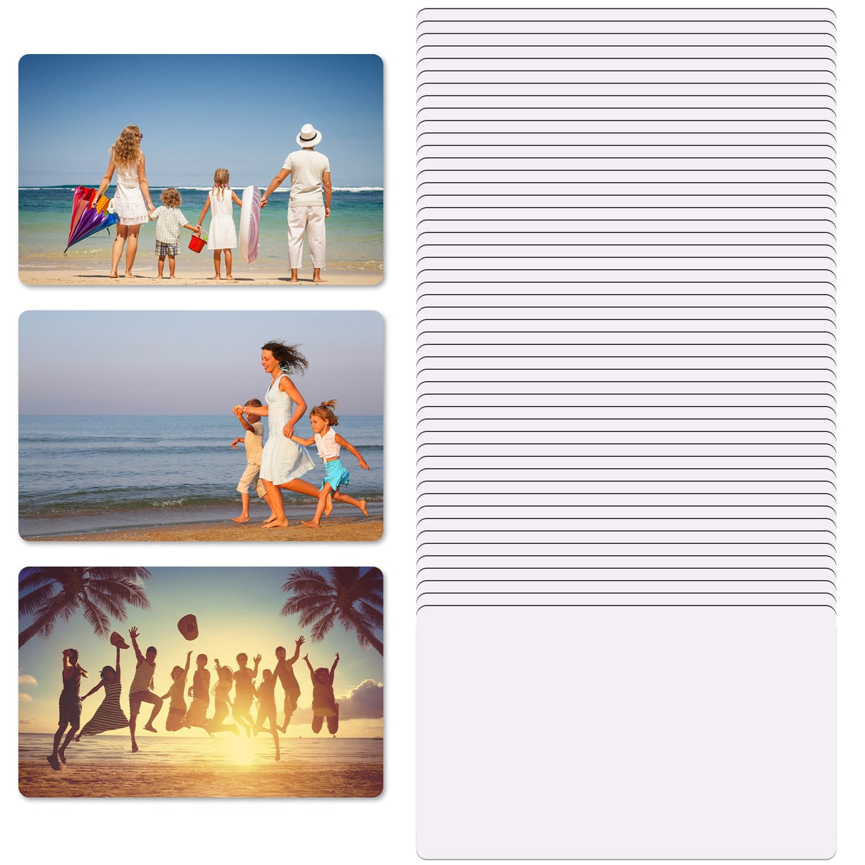 50PCS Sublimation Business Cards,3.34 x 2.12 x 0.014 Inch Blank Sublimation Card，PET Plastic Double sided Sublimation Business Cards for Color UV Print (0.35mm) (50) Cevhzoe