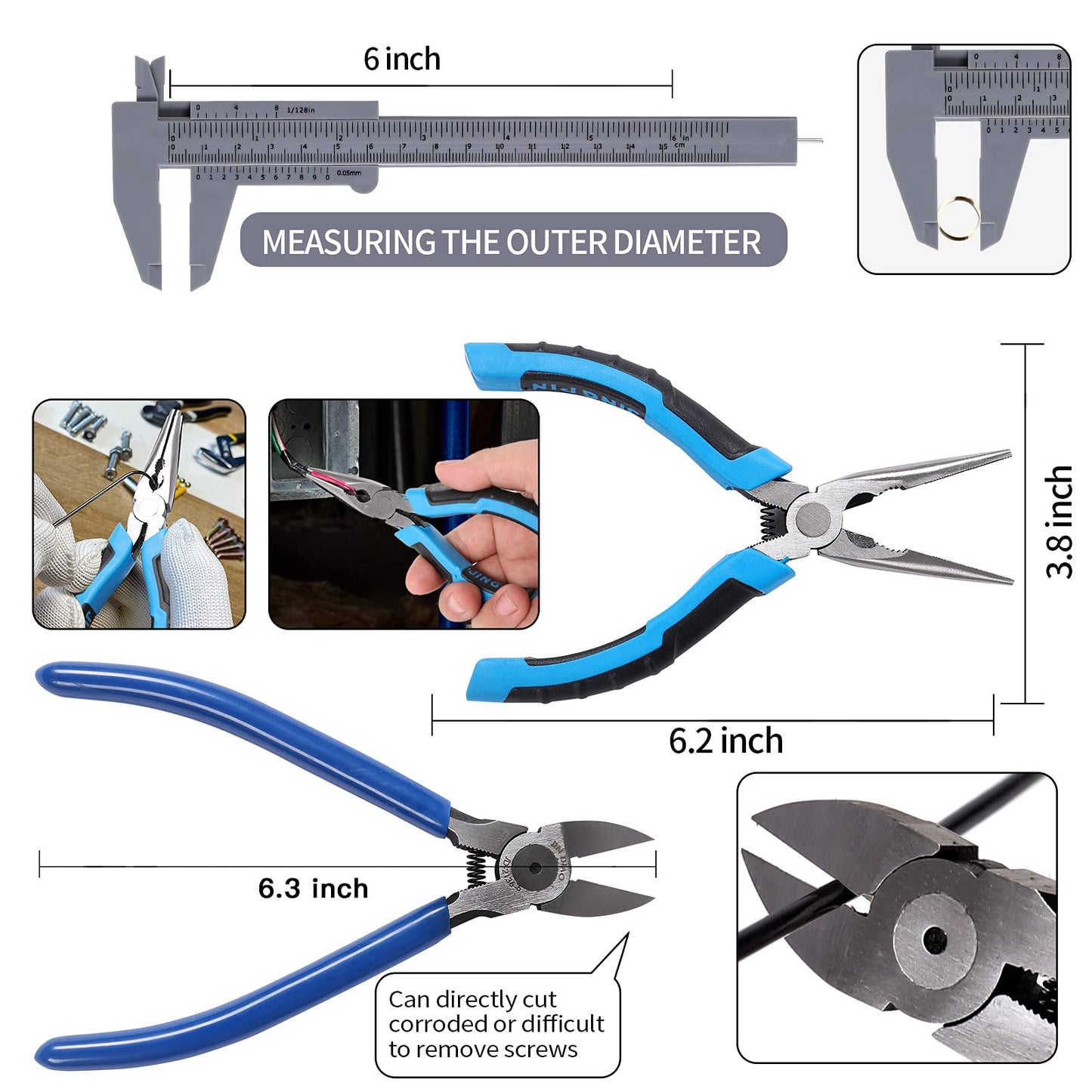 165 Pcs Pro Grade 3D Printing Tool Kit,3D Printer Tool Kits,Diverse 3D Printer Accessory & Electric Polishing Machine,Including Tool Box,for Remove/Trim and Finish 3D Print (Multi-Purpose)【HI - WoodArtSupply