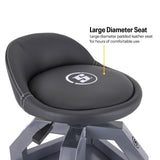 Heavy Duty Adjustable Height Rolling Shop Stool With Tool Tray Speedway Motors