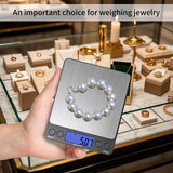 SKEAP Digital Jewelry Scale – 500g x 0.01g Precision Gold Scale for Jewelers & Collectors, Digital Pocket Scale with Backlit LCD, Tare Function– Ideal for Gemstones, Bullion & Coins. SKEAP